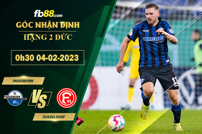 Fb88 soi kèo trận đấu Paderborn vs Dusseldorf