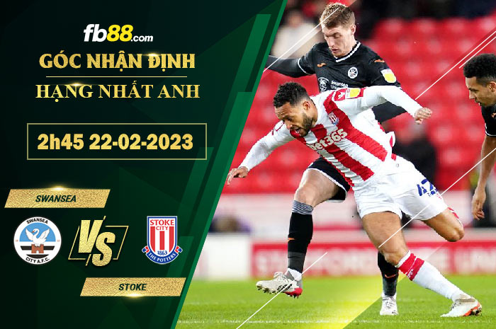 Fb88 soi kèo trận đấu Swansea vs Stoke