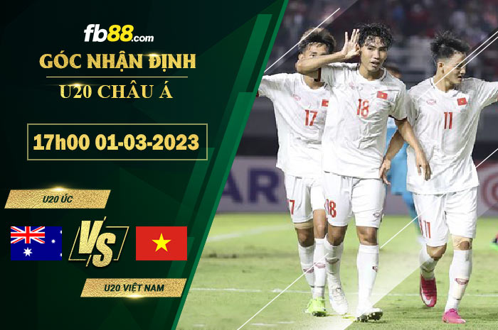 Fb88 soi kèo trận đấu U20 Úc vs U20 Việt Nam