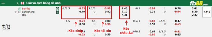 fb88-bảng kèo trận đấu Burnley vs Sunderland