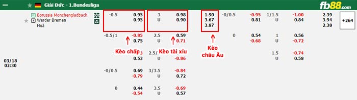 fb88-bảng kèo trận đấu Monchengladbach vs Werder Bremen