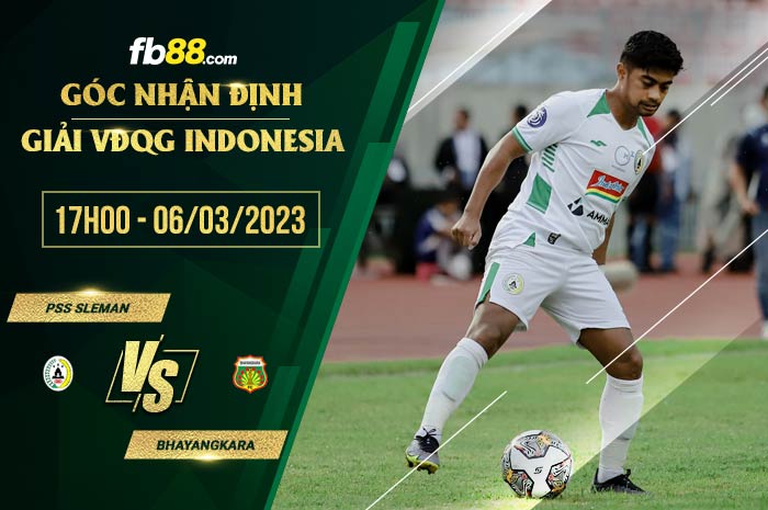 fb88-soi kèo PSS Sleman vs Bhayangkara