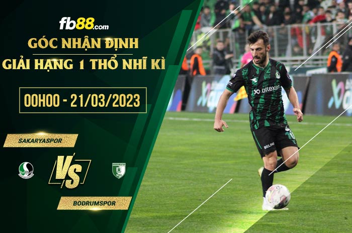 fb88-soi kèo Sakaryaspor vs Bodrumspor