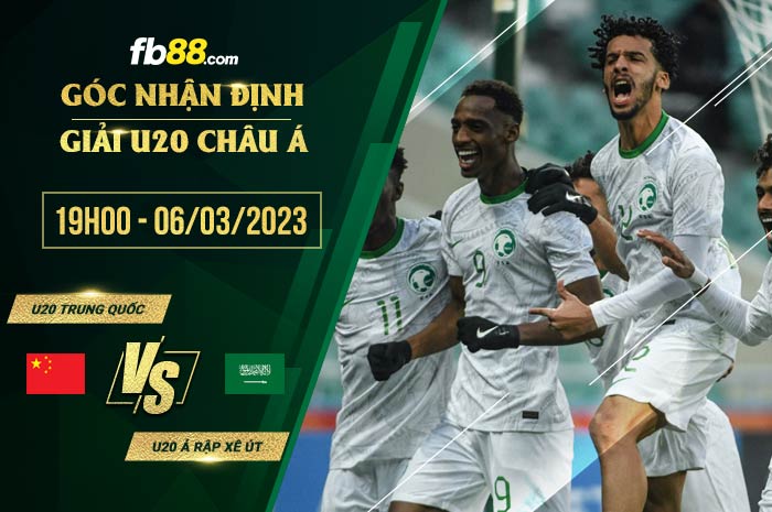 fb88-soi kèo U20 Trung Quốc vs U20 Saudi Arabia