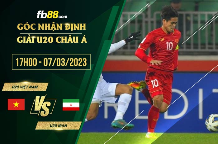 fb88-soi kèo U20 Việt Nam vs U20 Iran