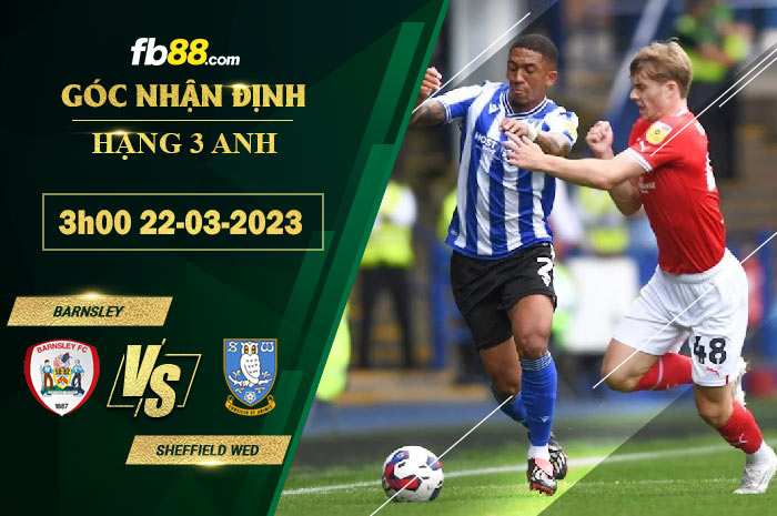 Fb88 soi kèo trận đấu Barnsley vs Sheffield Wed