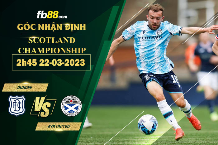 Fb88 soi kèo trận đấu Dundee vs Ayr United