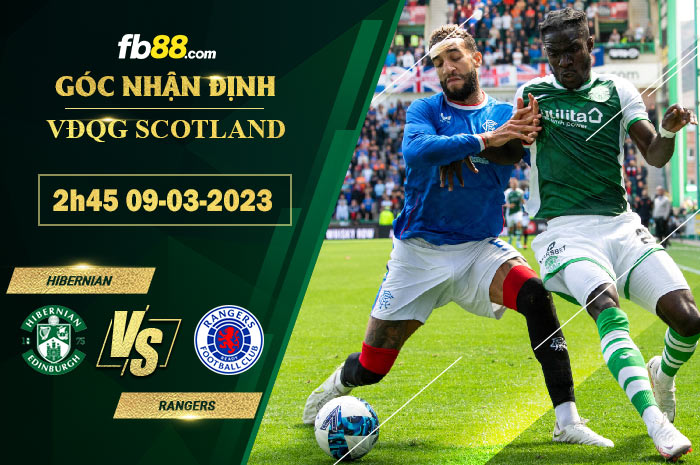 Fb88 soi kèo trận đấu Hibernian vs Rangers