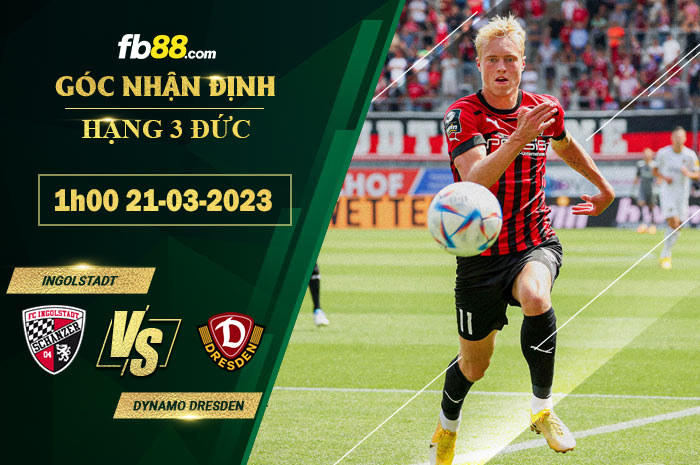 Fb88 soi kèo trận đấu Ingolstadt vs Dynamo Dresden