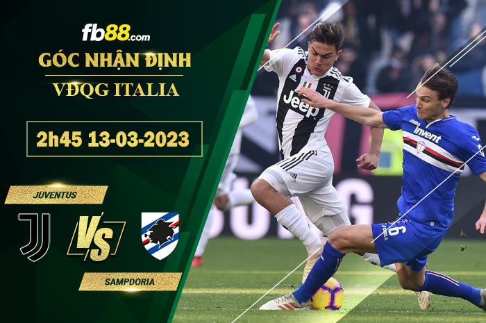 Fb88 soi kèo trận đấu Juventus vs Sampdoria