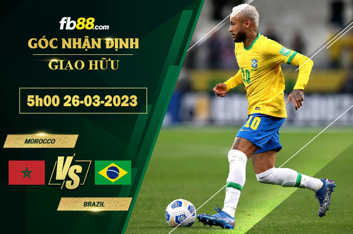 Fb88 soi kèo trận đấu Morocco vs Brazil