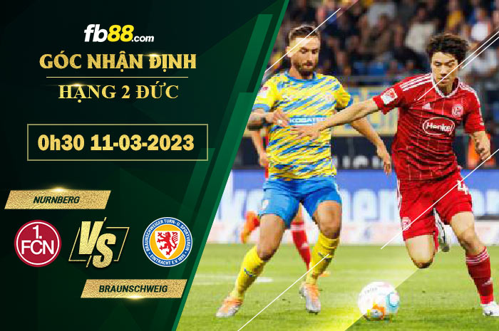 Fb88 soi kèo trận đấu Nurnberg vs Braunschweig