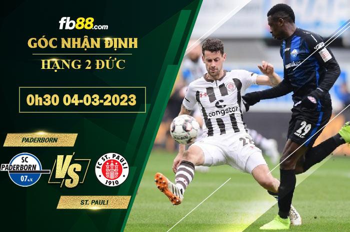 Fb88 soi kèo trận đấu Paderborn vs St. Pauli