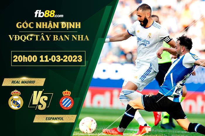 Fb88 soi kèo trận đấu Real Madrid vs Espanyol