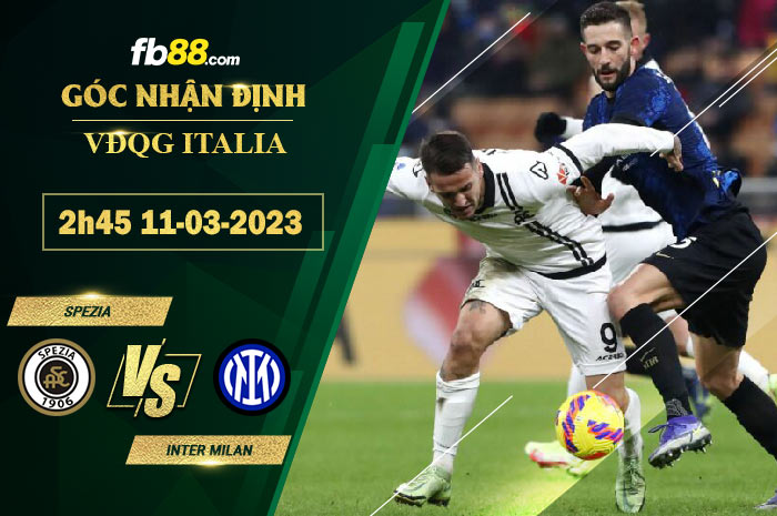 Fb88 soi kèo trận đấu Spezia vs Inter Milan