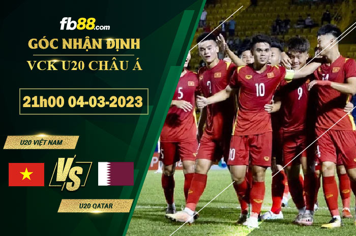 Fb88 soi kèo trận đấu U20 Việt Nam vs U20 Qatar