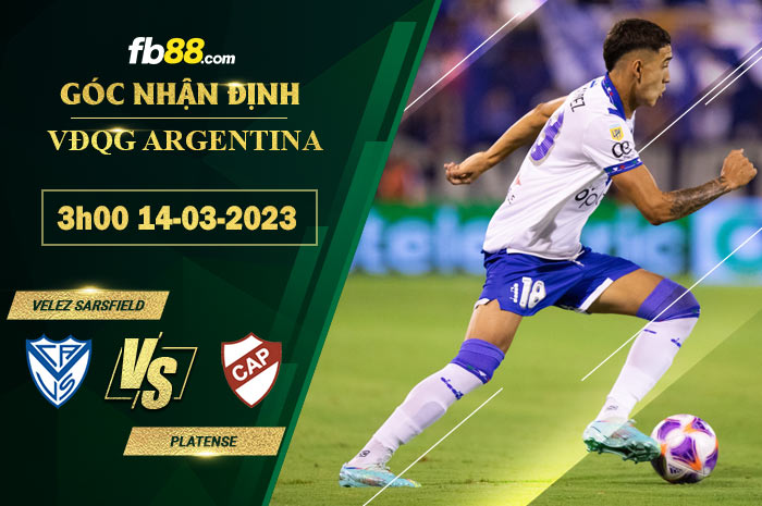 Fb88 soi kèo trận đấu Velez Sarsfield vs Platense