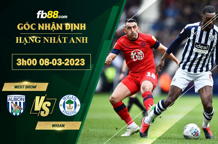 Fb88 soi kèo trận đấu West Brom vs Wigan