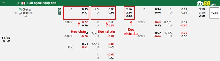 fb88-bảng kèo trận đấu Chelsea vs Brighton