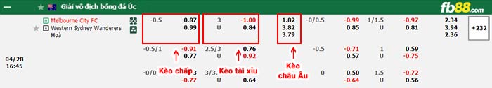 fb88-bảng kèo trận đấu Melbourne City vs Western Sydney