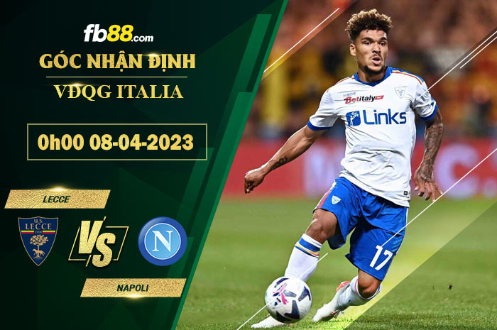 Fb88 soi kèo trận đấu Lecce vs Napoli