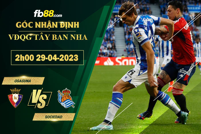 Fb88 soi kèo trận đấu Osasuna vs Sociedad