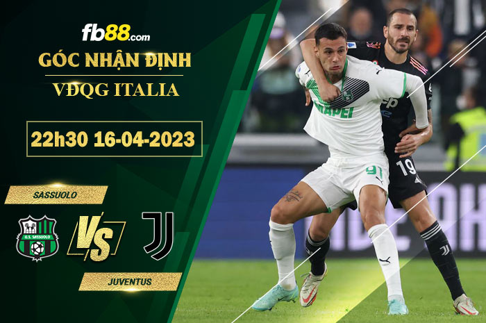 Fb88 soi kèo trận đấu Sassuolo vs Juventus