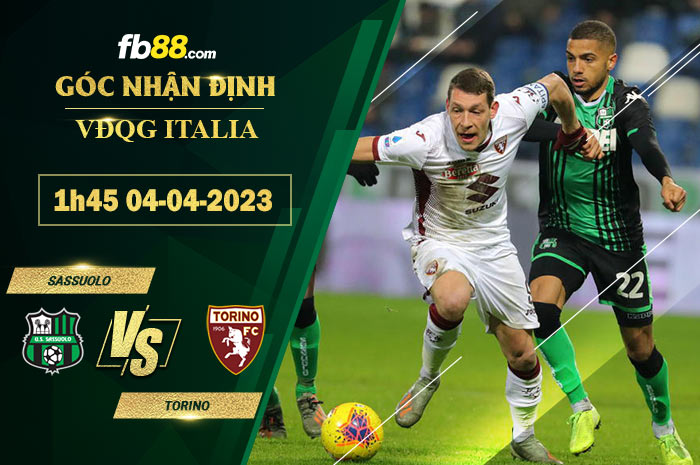 Fb88 soi kèo trận đấu Sassuolo vs Torino