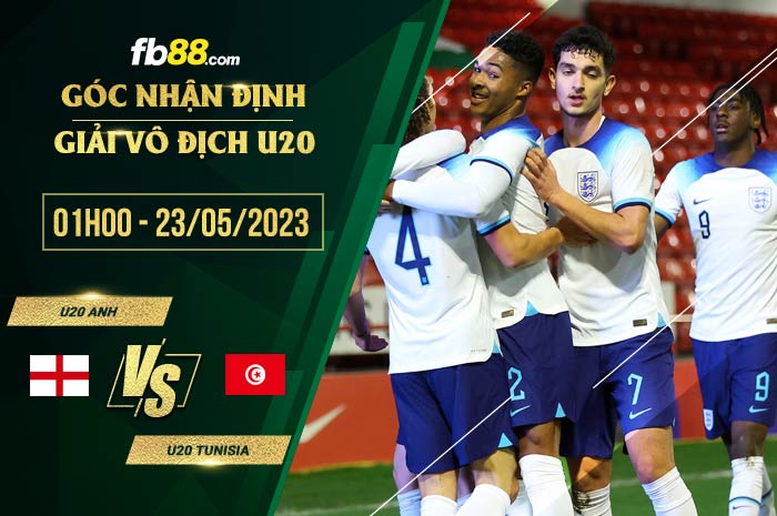 fb88-soi kèo U20 Anh vs U20 Tunisia