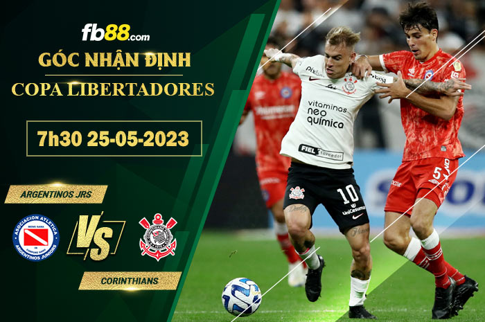 Fb88 soi kèo trận đấu Argentinos Jrs vs Corinthians