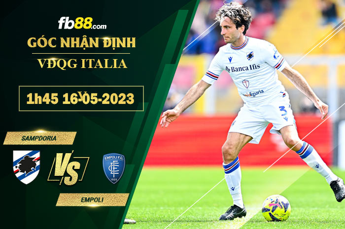 Fb88 soi kèo trận đấu Sampdoria vs Empoli