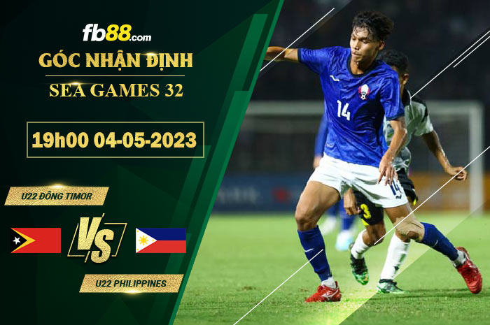 Fb88 soi kèo trận đấu U22 Đông Timor vs U22 Philippines