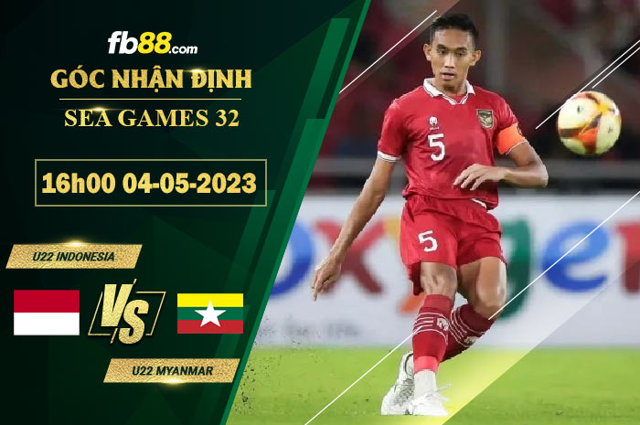 Fb88 soi kèo trận đấu U22 Indonesia vs U22 Myanmar