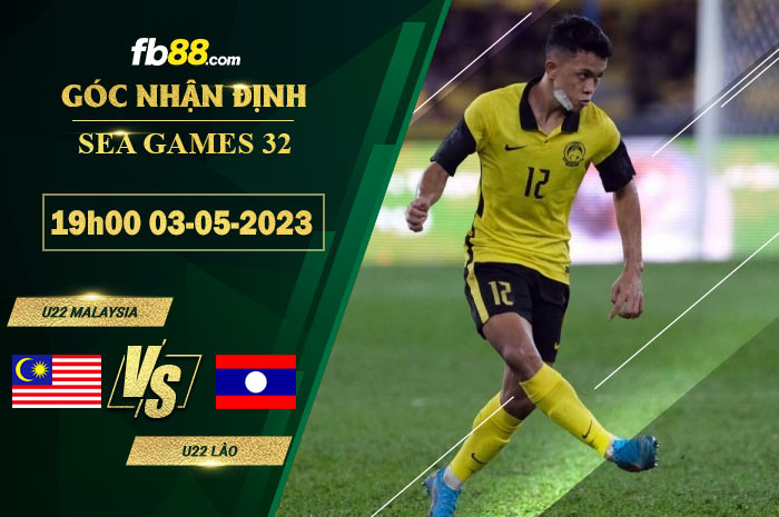 Fb88 soi kèo trận đấu U22 Malaysia vs U22 Lào