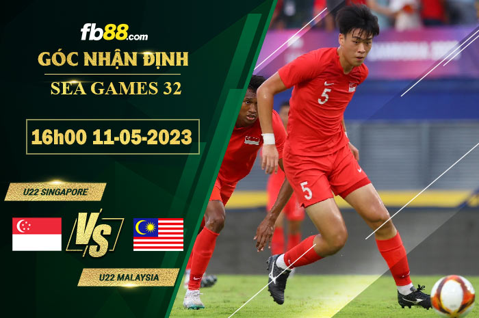 Fb88 soi kèo trận đấu U22 Singapore vs U22 Malaysia