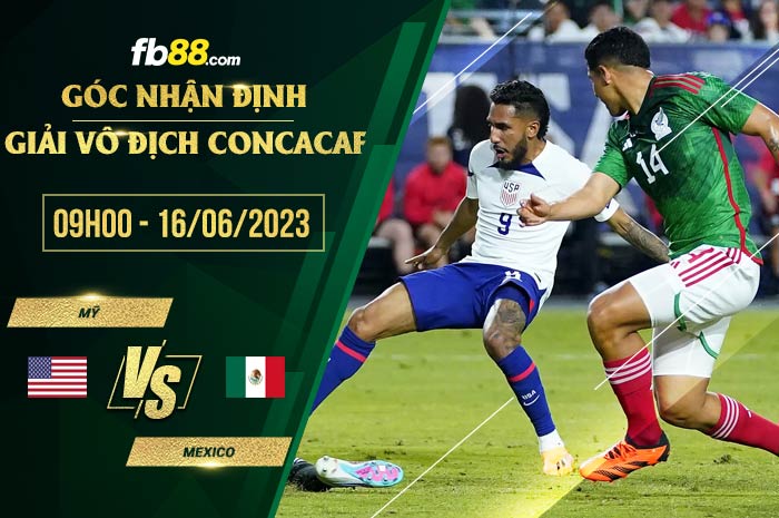 fb88-soi kèo Mỹ vs Mexico