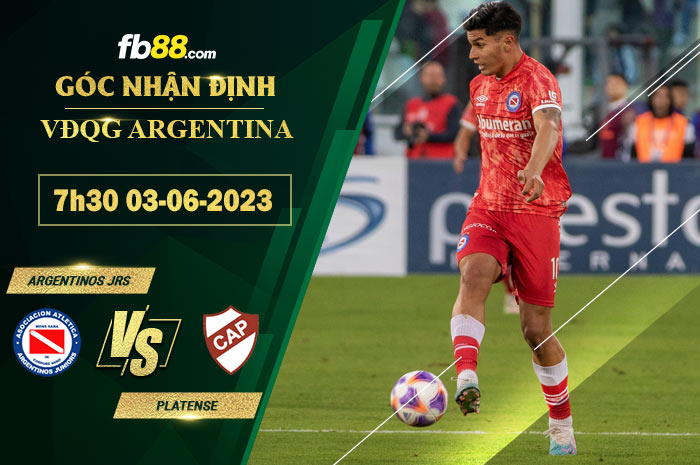 Fb88 soi kèo trận đấu Argentinos Jrs vs Platense