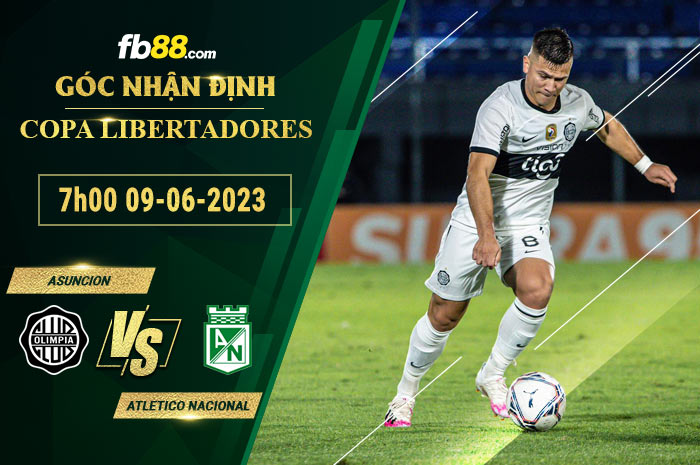 Fb88 soi kèo trận đấu Asuncion vs Atletico Nacional