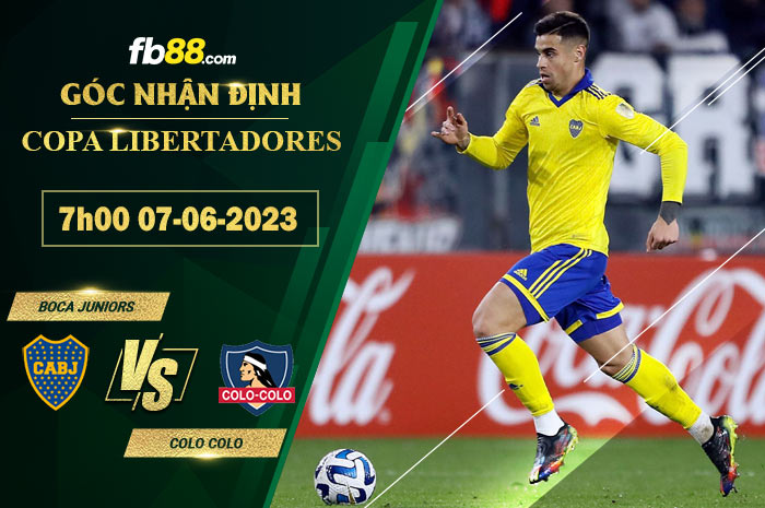 Fb88 soi kèo trận đấu Boca Juniors vs Colo Colo