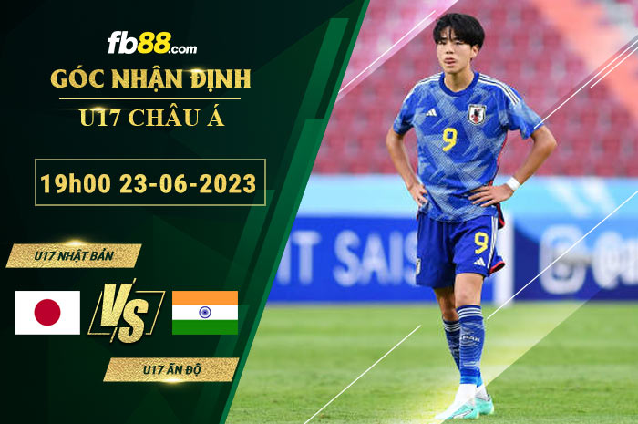 Fb88 soi kèo trận đấu U17 Nhật Bản vs U17 Ấn Độ