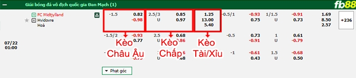 Fb88 bảng kèo trận đấu Midtjylland vs Hvidovre