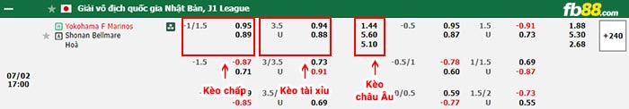 fb88-bảng kèo trận đấu Yokohama Marinos vs Shonan Bellmare