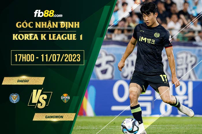 fb88-soi kèo Daegu vs Gangwon