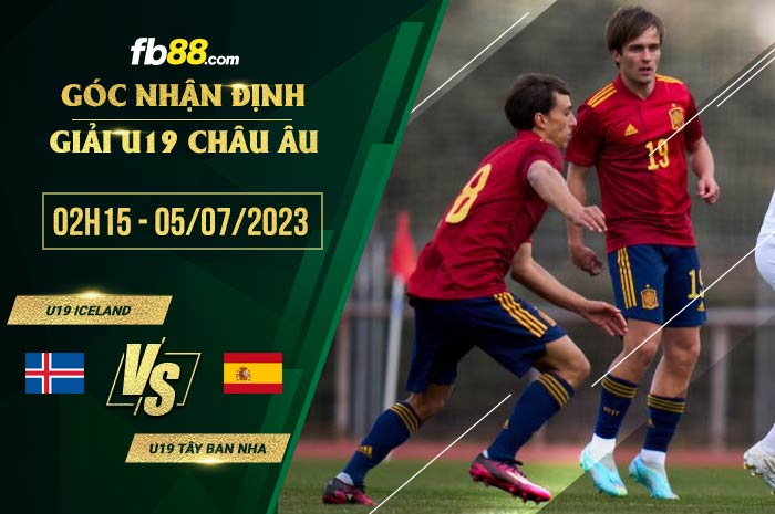 fb88-soi kèo U19 Iceland vs U19 Tây Ban Nha