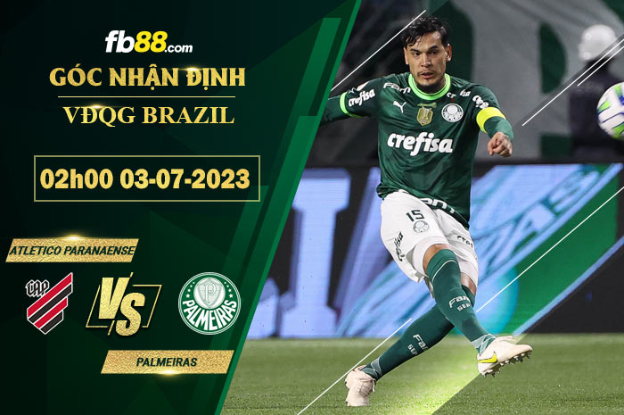 Fb88 soi kèo trận đấu Atletico Paranaense vs Palmeiras