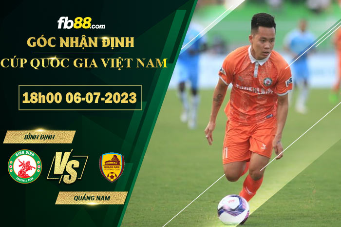 Fb88 soi kèo trận đấu Bình Định vs Quảng Nam