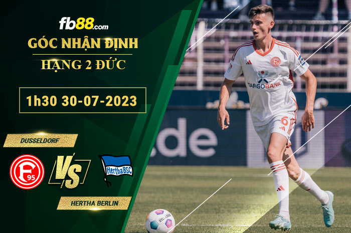 Fb88 soi kèo trận đấu Dusseldorf vs Hertha Berlin