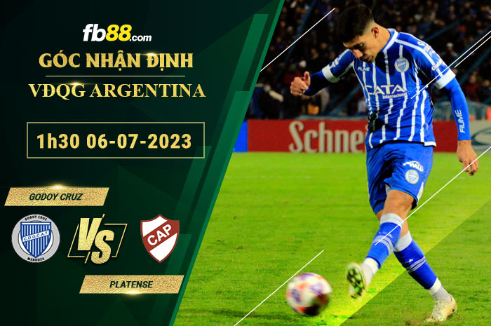 Fb88 soi kèo trận đấu Godoy Cruz vs Platense