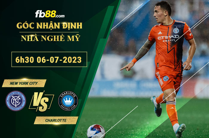 Fb88 soi kèo trận đấu New York City vs Charlotte