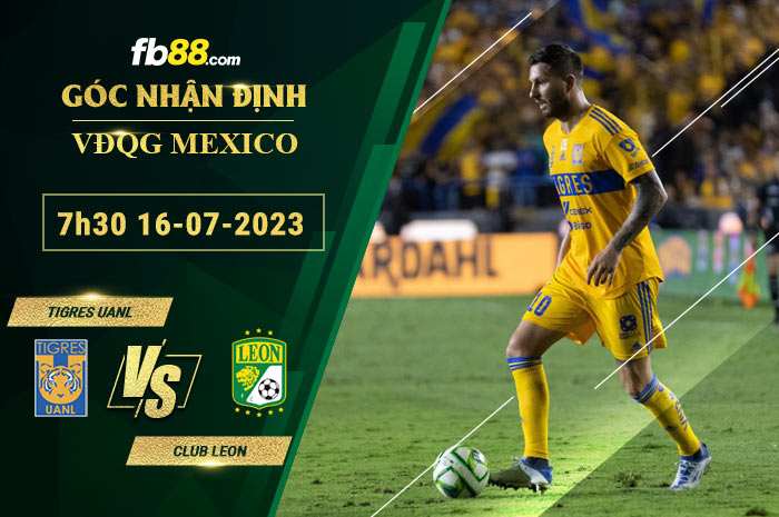 Fb88 soi kèo trận đấu Tigres UANL vs Club Leon